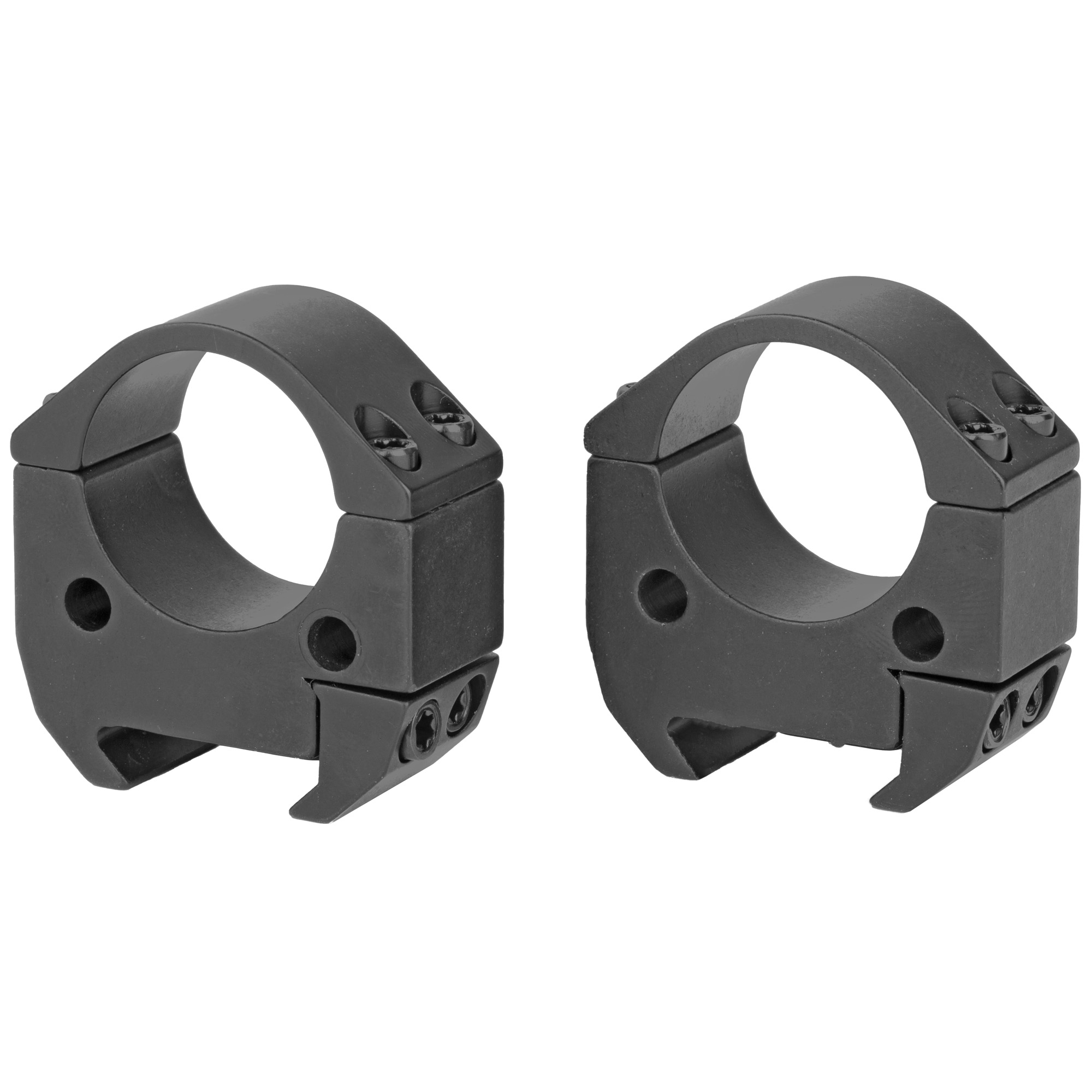 Talley Manufacturing Modern Sporting Rings, fits Picatinny Rail System, 1" Medium, Black, Alloy - Talley