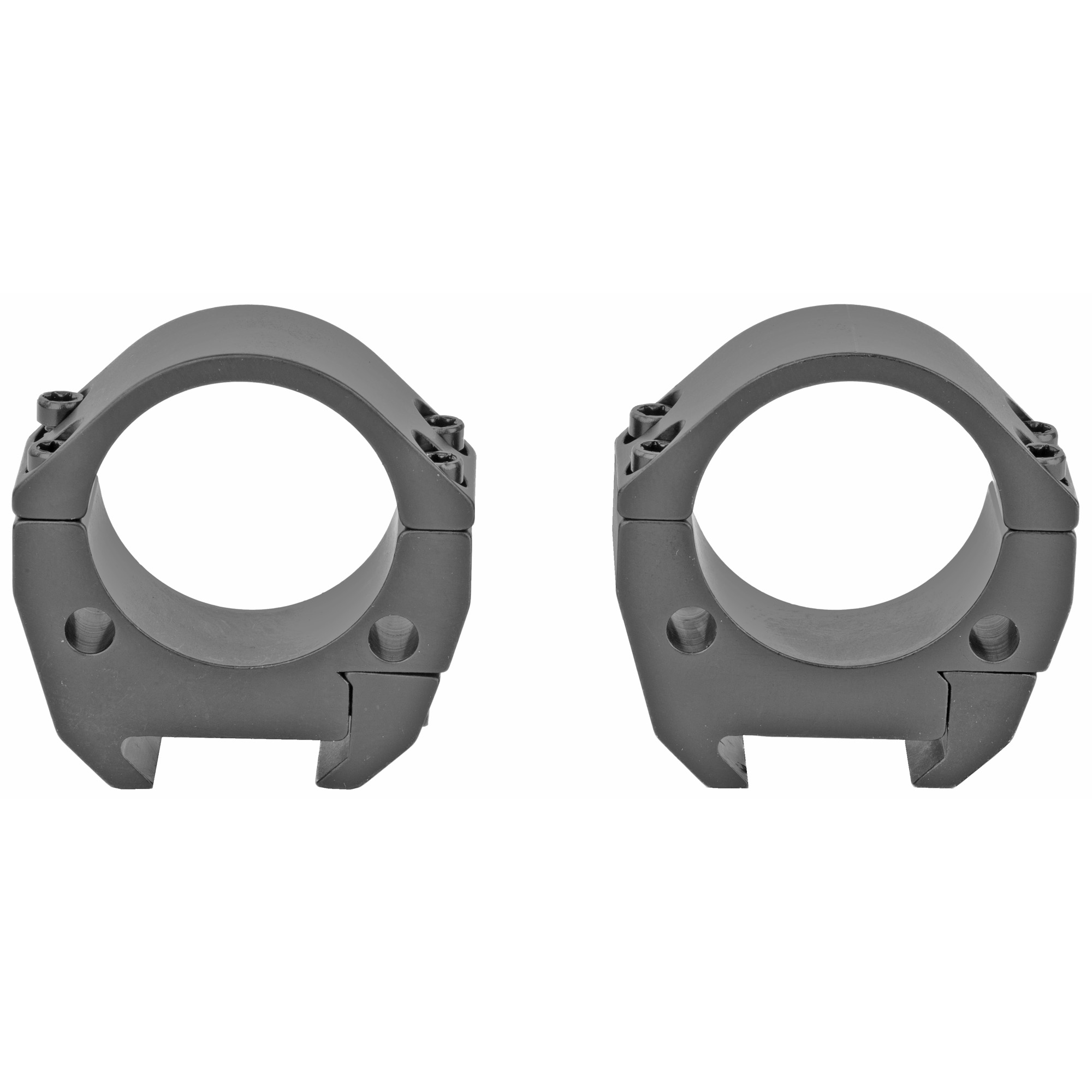 Talley Manufacturing Modern Sporting Rings, fits Picatinny Rail System, 30mm Low, Black, Alloy - Talley