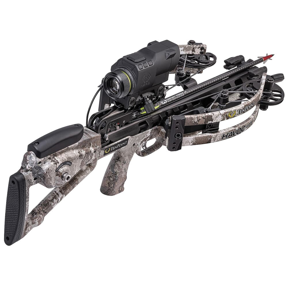 TenPoint Havoc RS440 Xero Safe De-Cock 26.50" x 12.30" Crossbow, Veil Alpine Camouflage - Tenpoint Archery