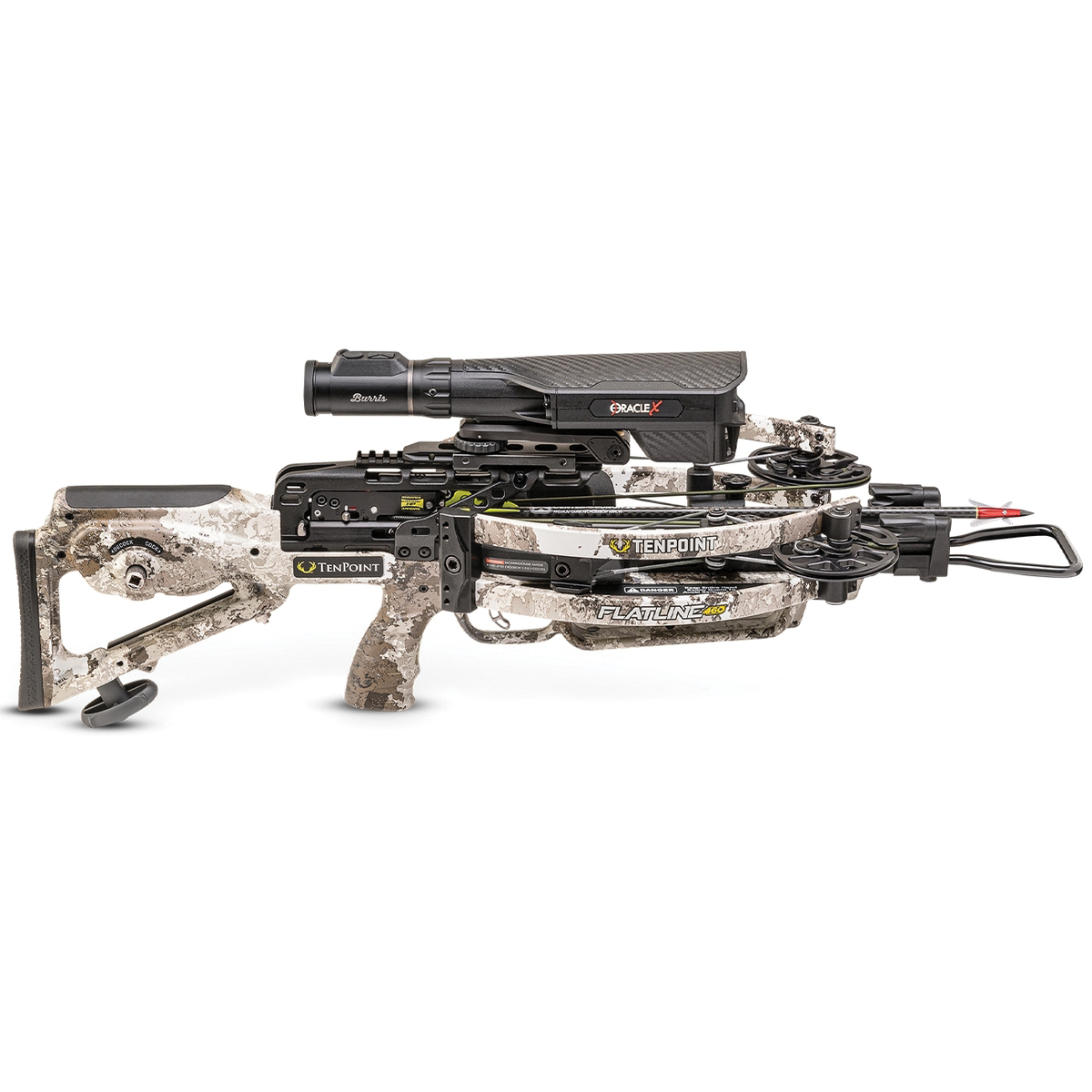 TenPoint Flatline 460 Oracle 26.50" x 12" Crossbow Package, Veil Alpine Camouflage - Tenpoint Archery