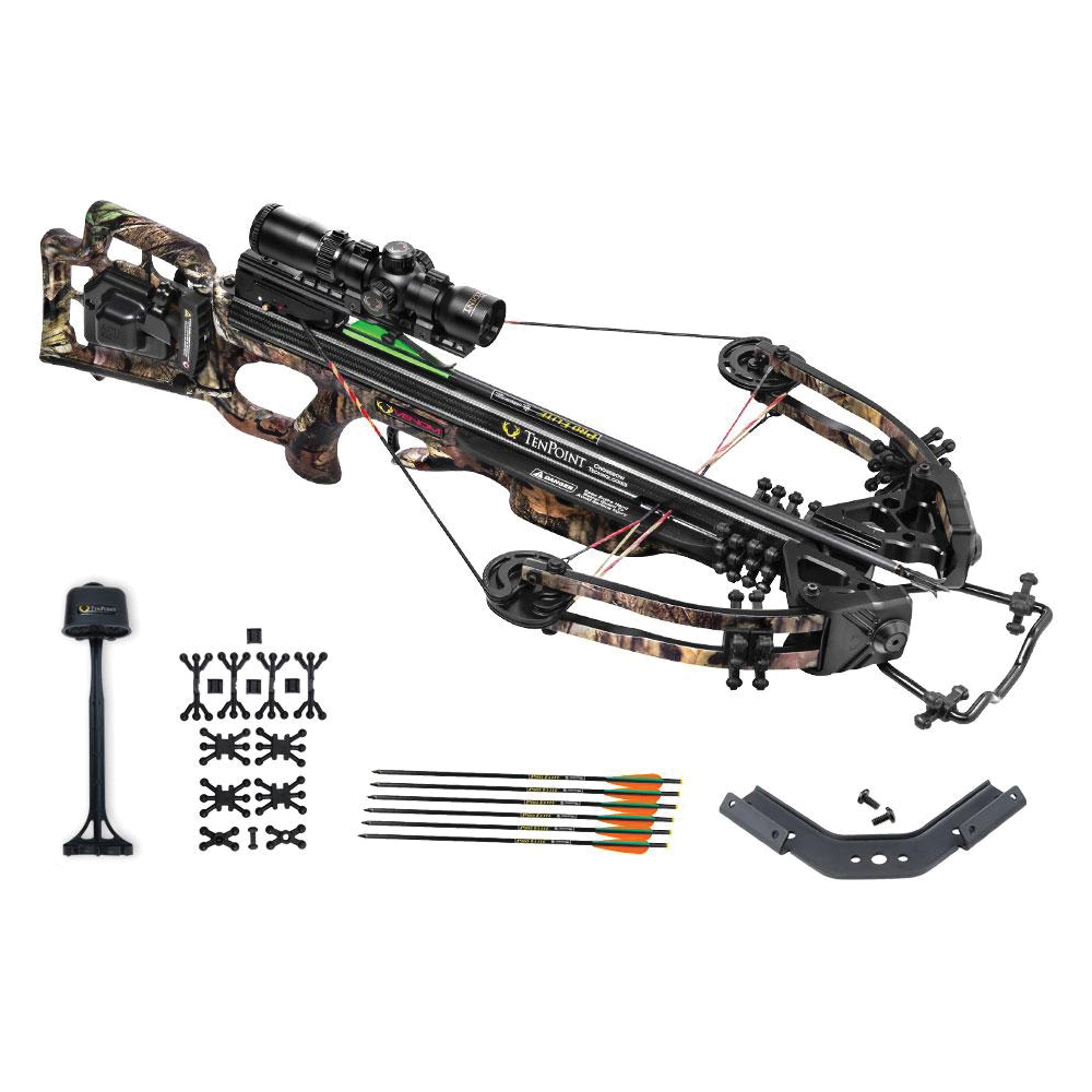 TenPoint Venom 35" x 17.60" Crossbow Package, Mossy Oak Break-Up Infinity Camouflage - Tenpoint Archery