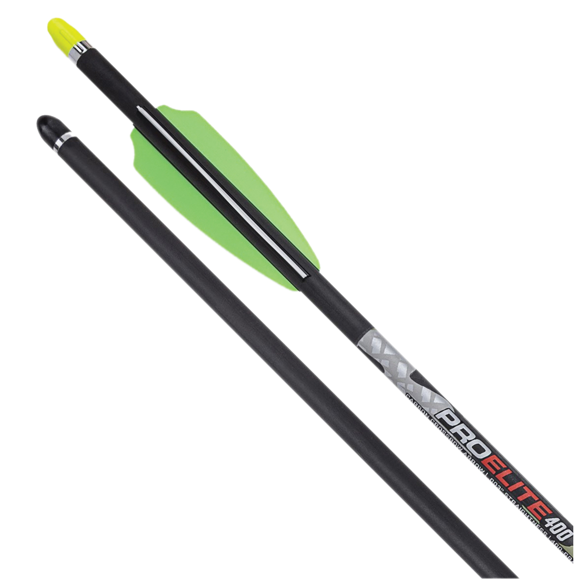 TenPoint Pro Elite 400 20" Non-Lighted Carbon Arrow w/Alpha-Nock HP Pack of 3 - Tenpoint Archery