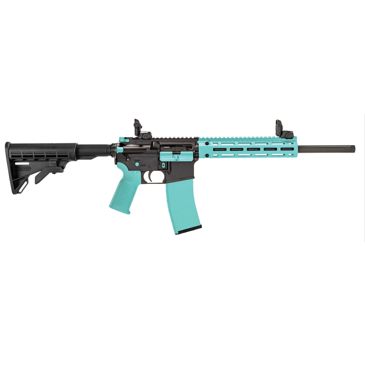 Tippmann Arms M4-22 LTE Accents .22LR 16", Robin's Egg Blue