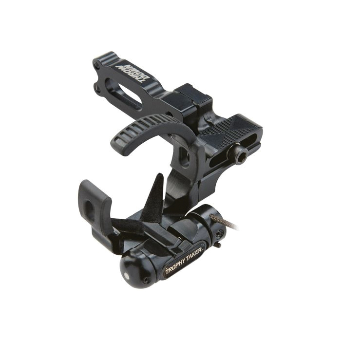 Trophy Taker Throwdown Ambidextrous Cable Driven Arrow Rest, Black - Trophy Taker