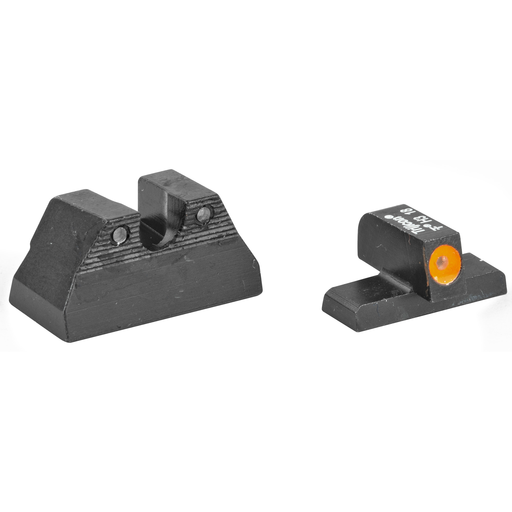 Trijicon HD Night Sights, Fits H&K USP Compact, Orange Front, 3 Dot Green Tritium - Trijicon