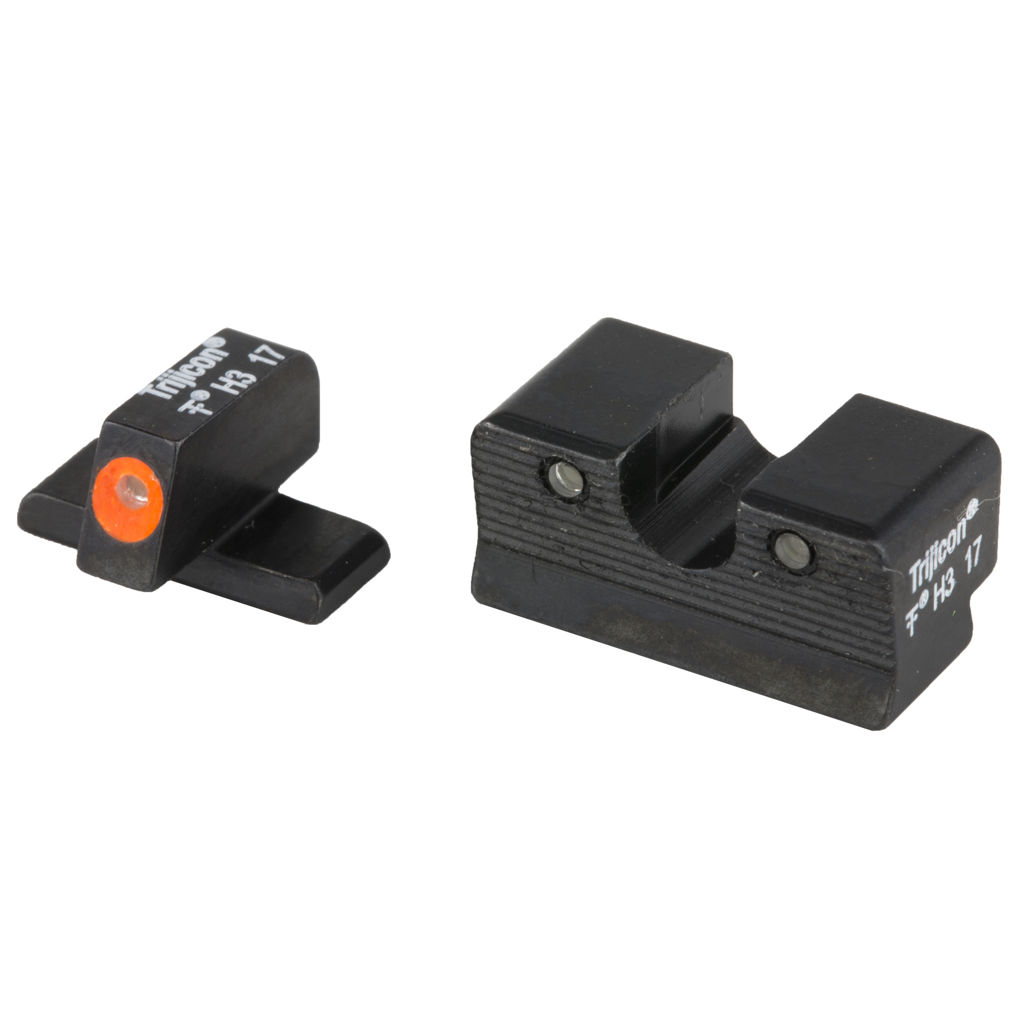 Trijicon Tritium HD XR Night Sight, fits Springfield XD-S and XD-E, Orange Front, 3 Dot - Trijicon