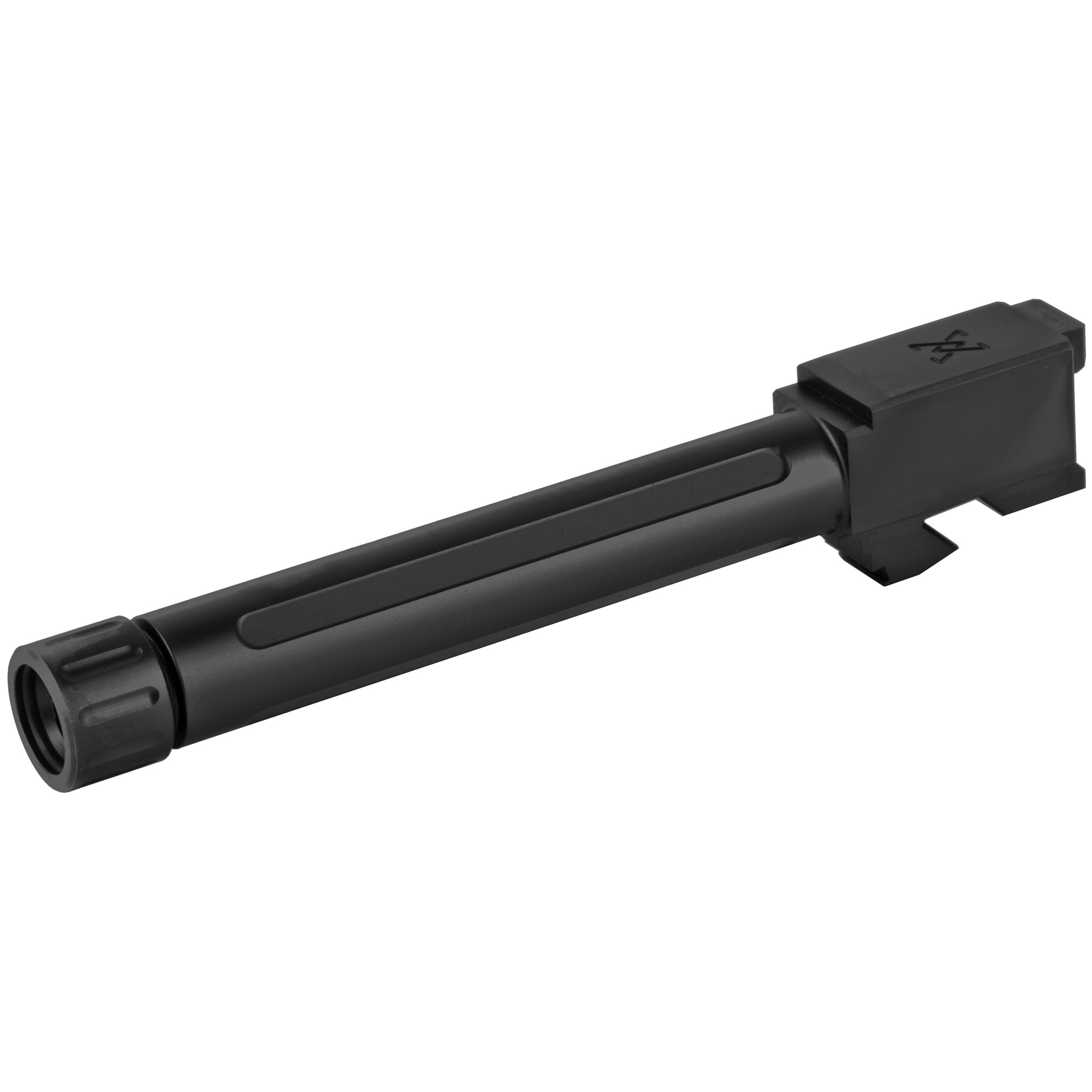 True Precision Barrel, 9mm, Black, Thread Protector, Threaded, Fits Glock 17, Nitride - True Precision