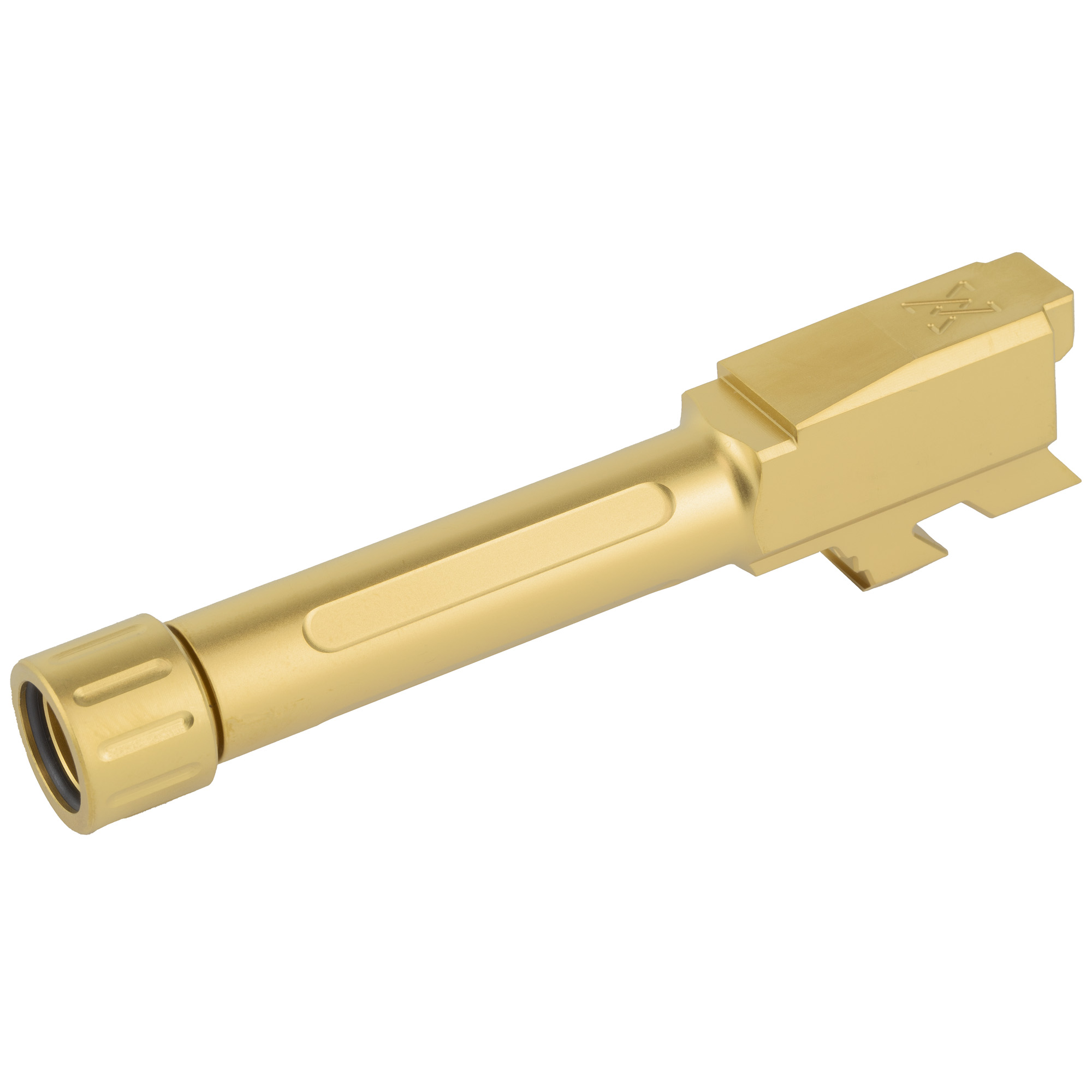 True Precision Threaded Barrel, 9mm, Gold, Fits Glock 43/43X, Titanium Nitride - True Precision