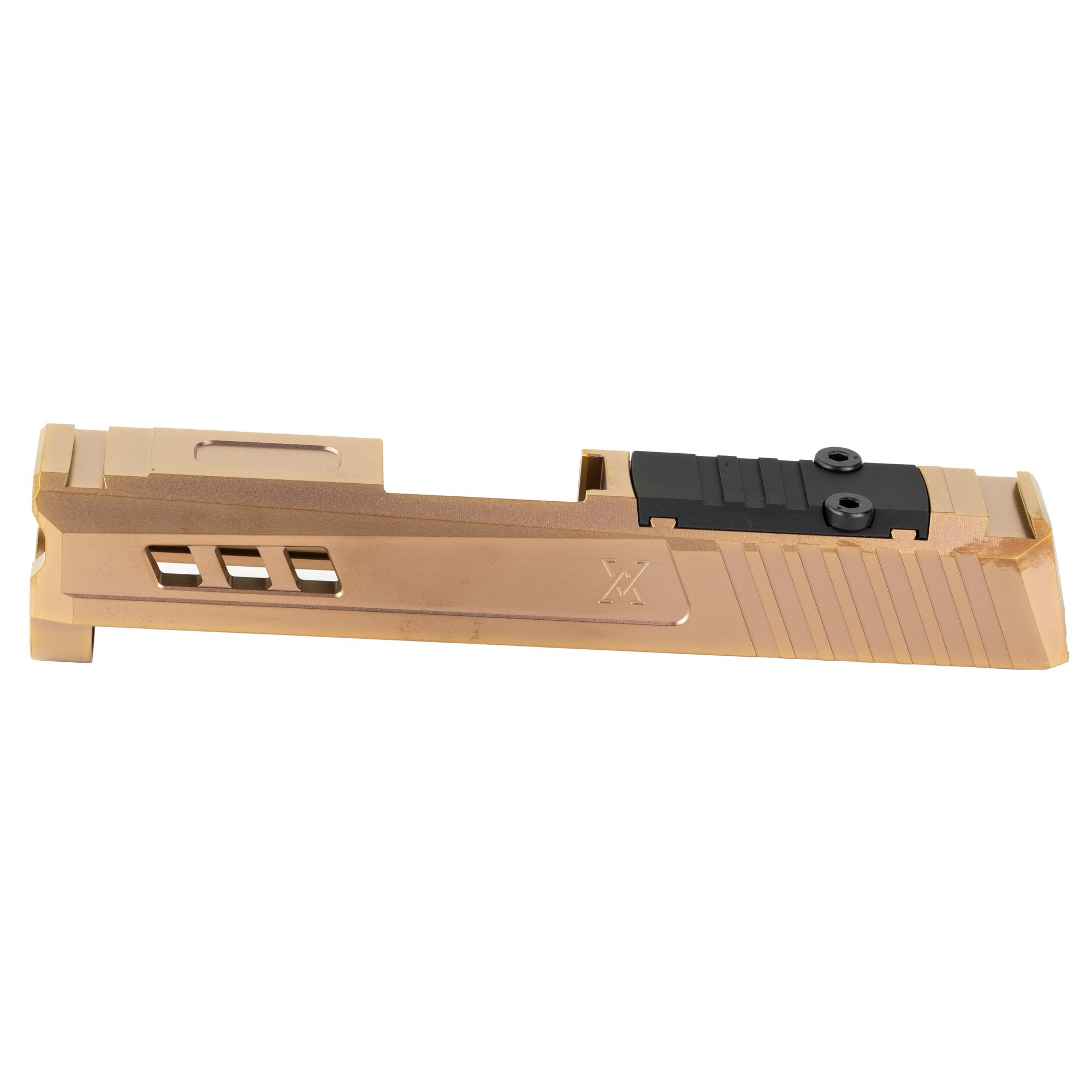 True Precision Axiom Slide, fits Sig P365, Copper TiCN Finish, RMS Optic Cut & Cover Plate - True Precision