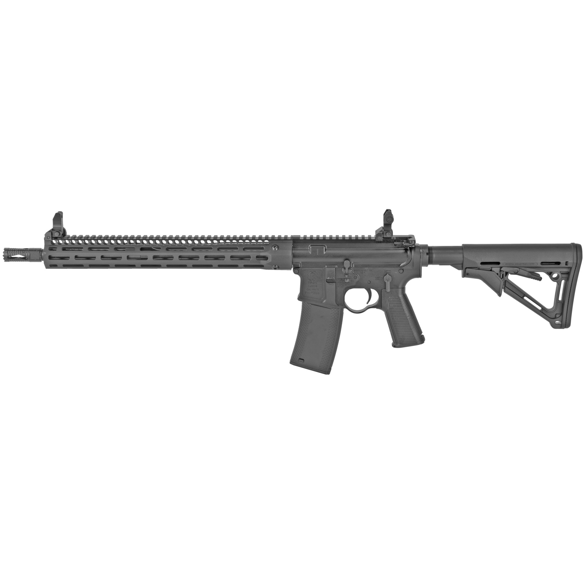 Troy Industries SPC A4 .223 Remington AR Rifle with 16" Barrel, Black - SCARCA416BT19 - Troy Industries