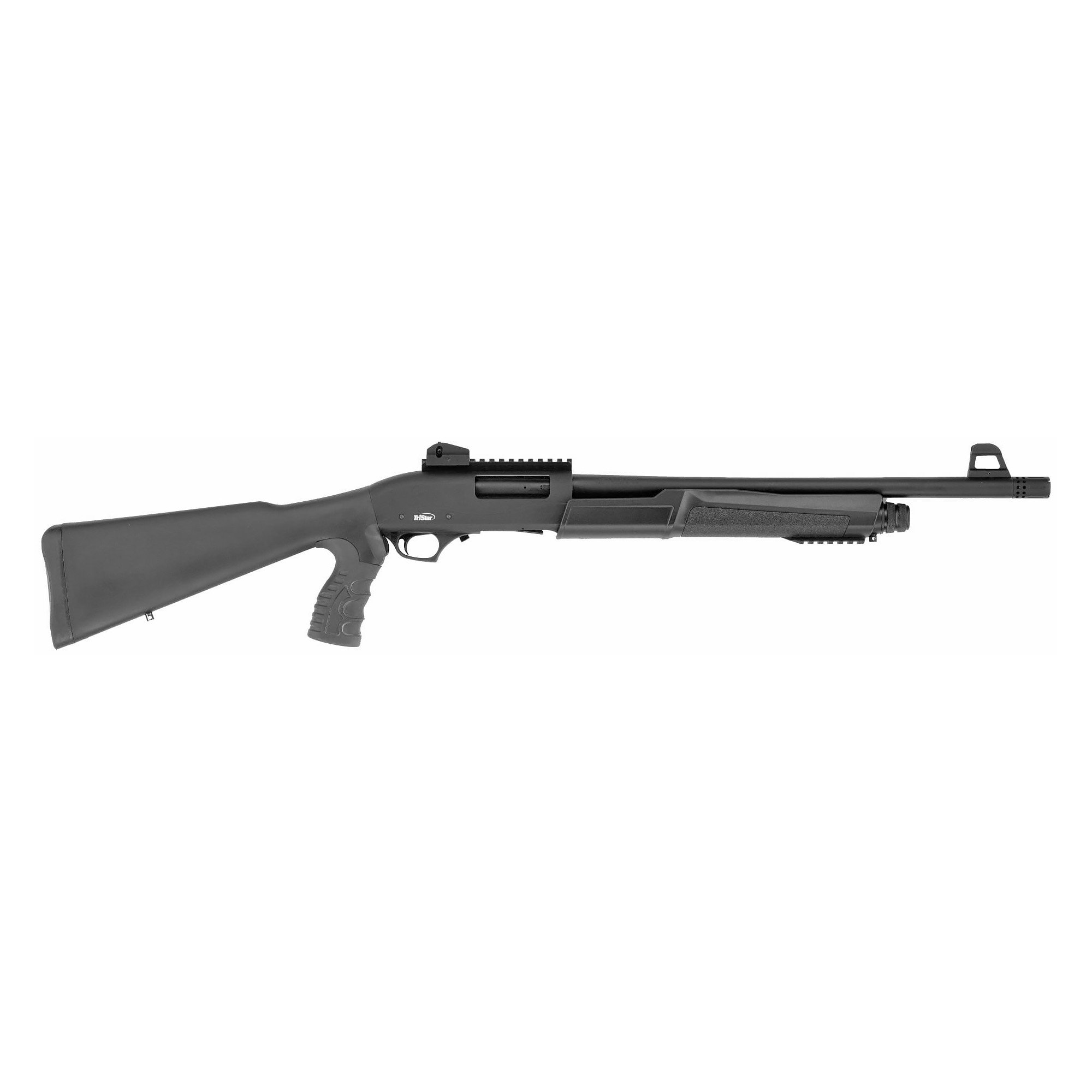 Tristar Cobra III Force 12 Gauge Pump Action Shotgun, 18.5" Barrel, Black - 23162 - Tristar Sporting Arms