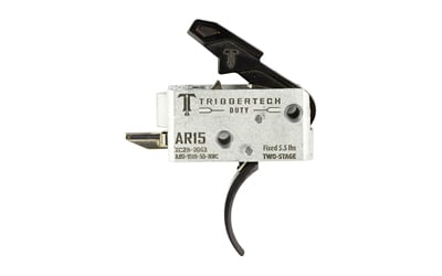 TriggerTech AR-15 Mil-Spec Curved Trigger, Two Stage, 5.5lb Pull - AH0TDB55NNC - Trigger Tech