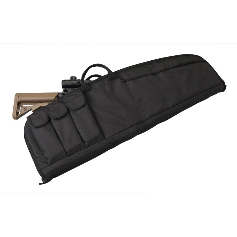 Uncle Mike's 33" x 10" Medium Tactical Rifle Case, Black - Uncle Mike's