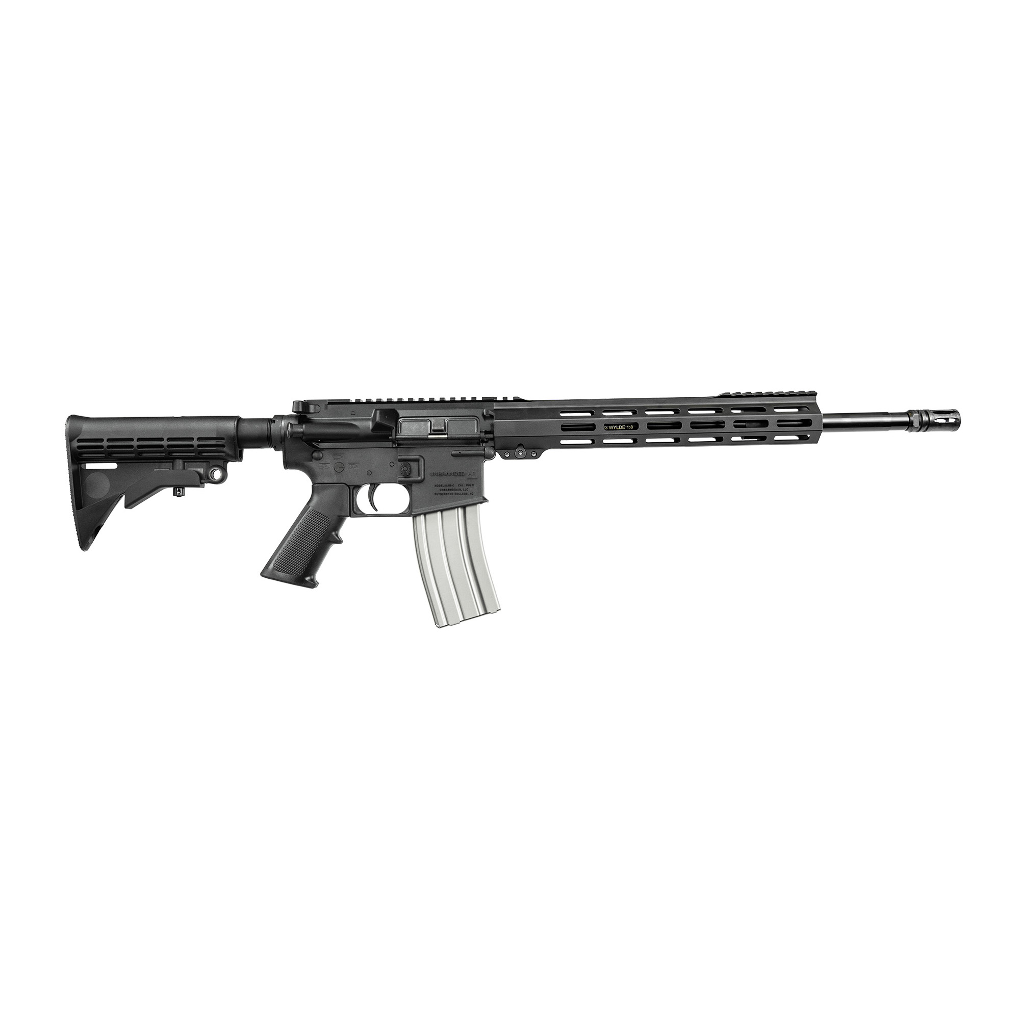 Unbranded AR .223 Remington AR Rifle with 16" Barrel, Black - 223WYBR0005 - Unbranded