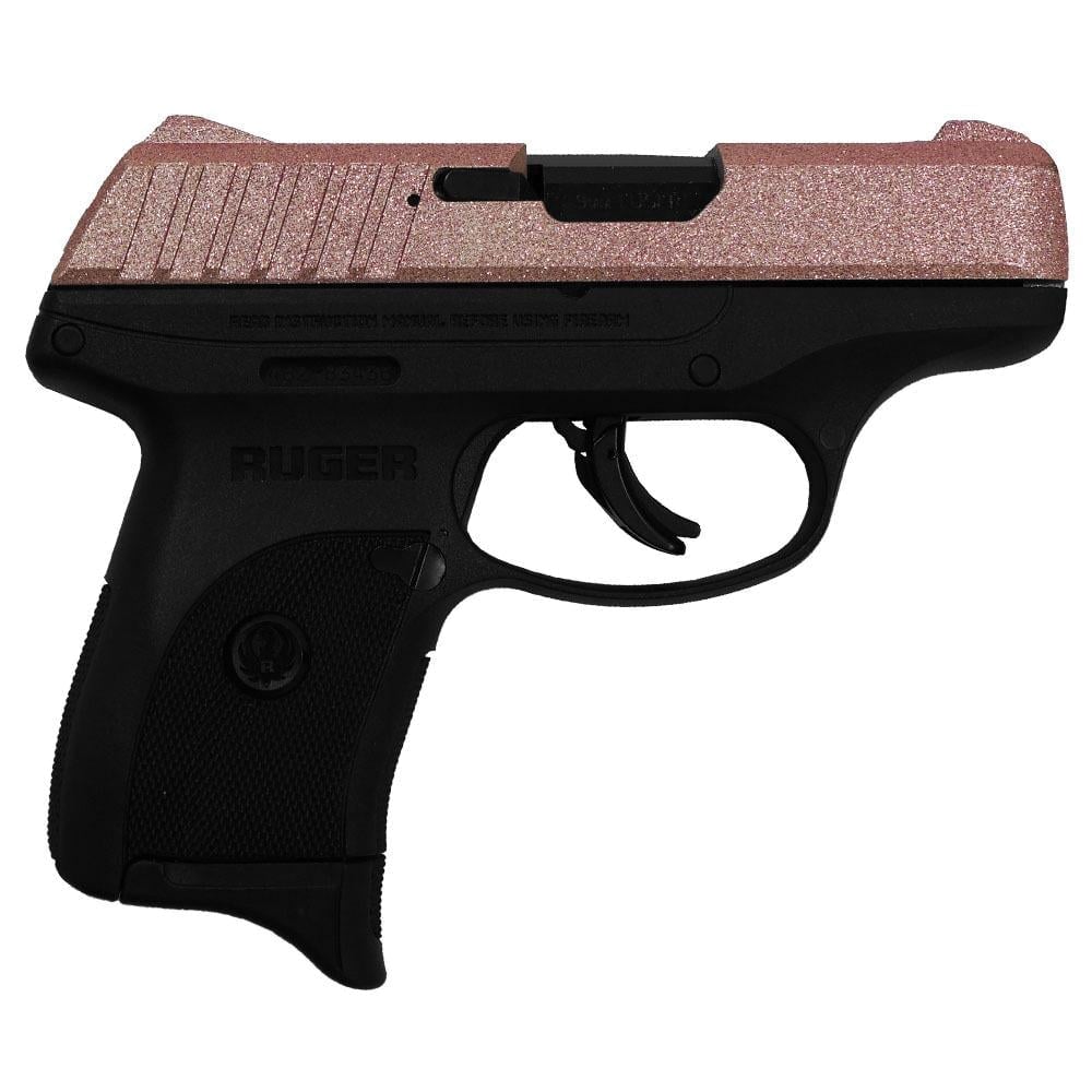 Ruger EC9s Rose Gold Glitter 9mm 3.12" 7rds, Black - Ruger