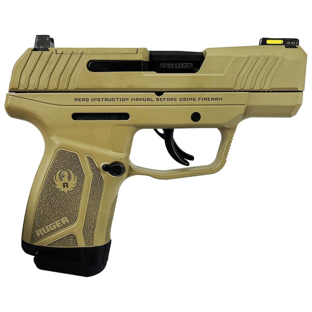 Ruger Max-9 Pro FDE 9mm 3.20" 12/10rds, Flat Dark Earth - Ruger