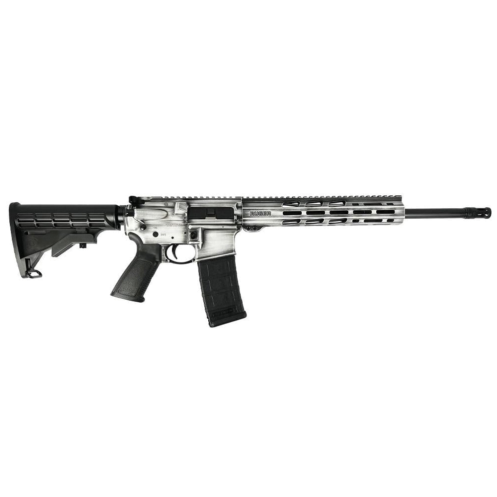 Ruger AR-556 with Free-Float Handguard .223 Remington/5.56x45mm 16.10", Distressed White - Ruger
