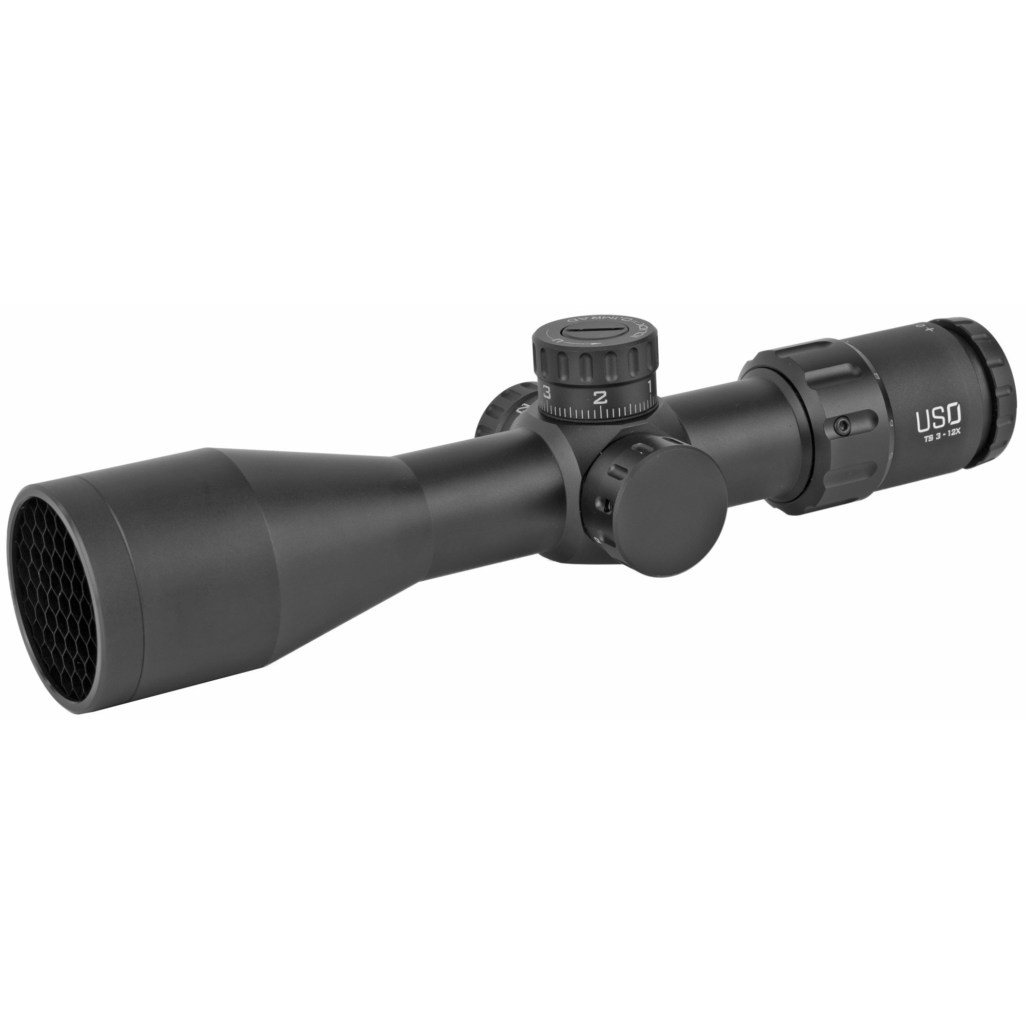 US Optics 3-12x44 TS Series Triplex Reticle Rifle Scope - TS12X SFP - Us Optics