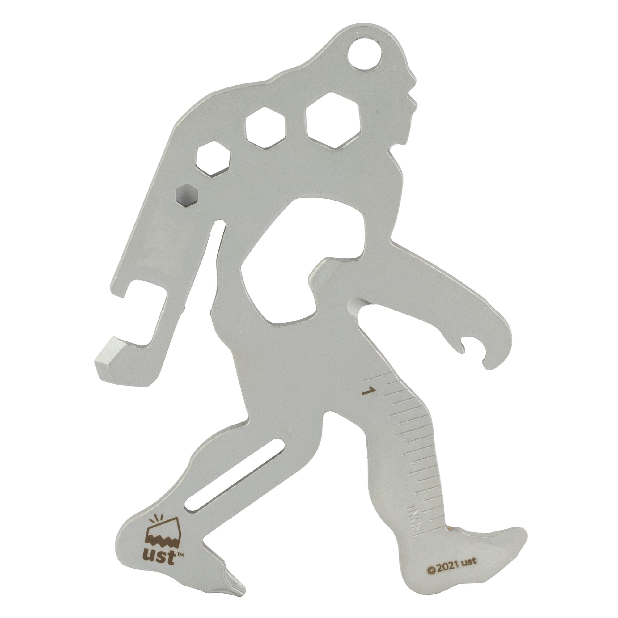 UST Sasquatch Tool, Multi Tool, Silver, Stainless Steel, 3.6"x2.5"x0.1" - 1156810 - Ust