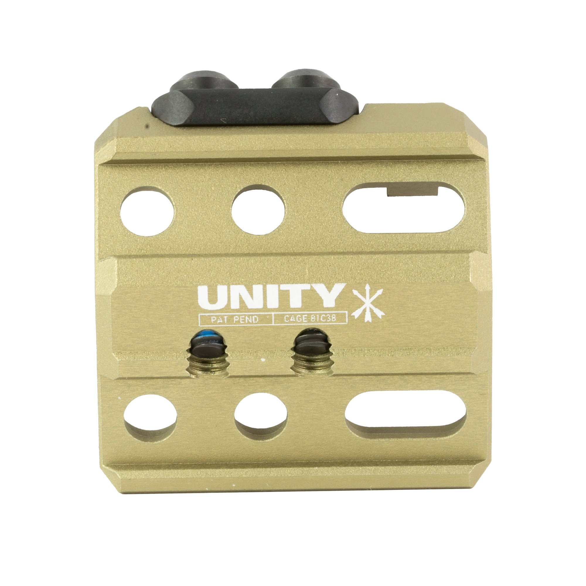 Unity Tactical FUSION, Micro Hub Base, Anodized Finish, Flat Dark Earth - Unity Tactical