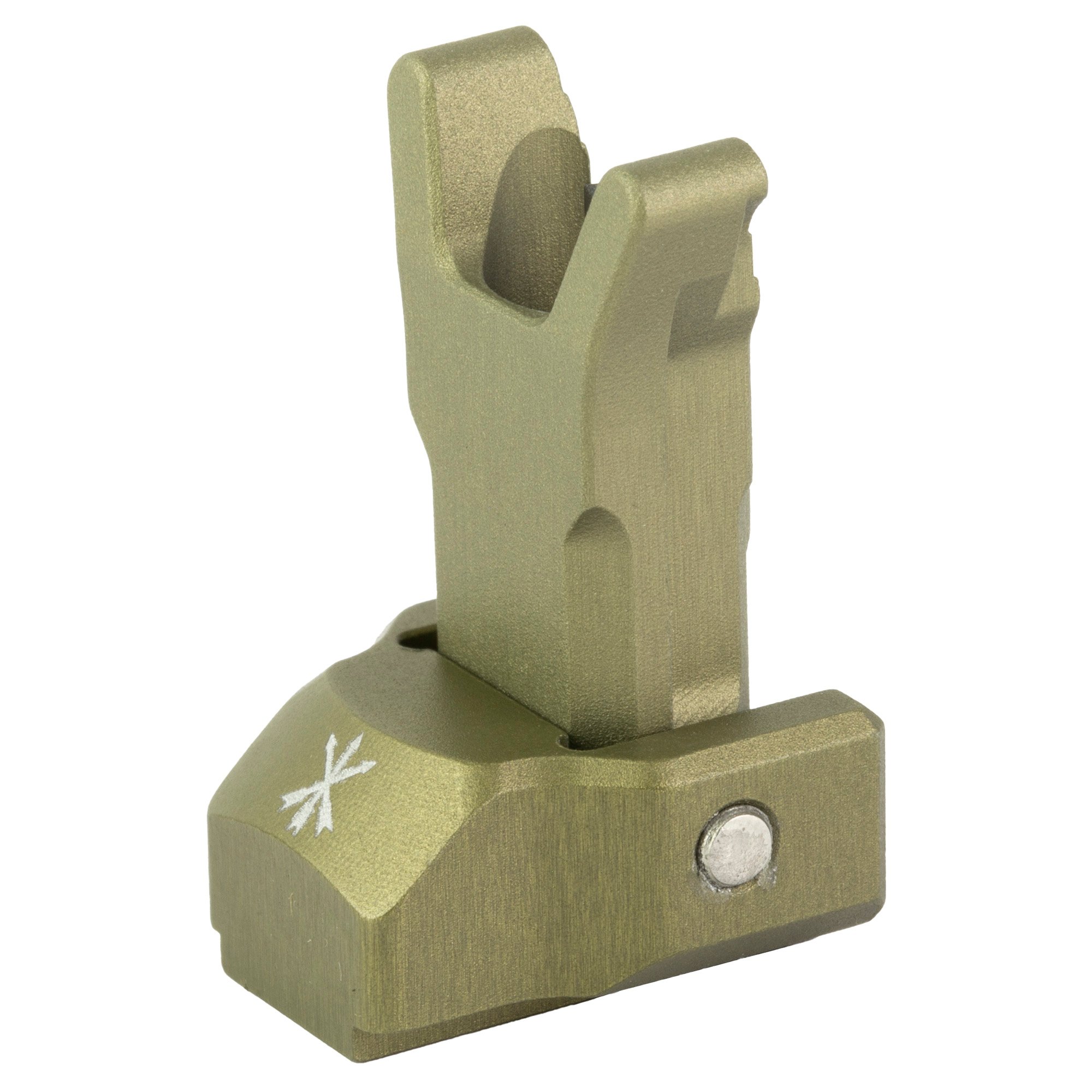 Unity Tactical FUSION, Folding Sight, Fuison FootPrint, Anodized Finish, Flat Dark Earth - Unity Tactical