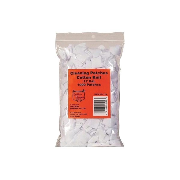 Southern Bloomer .17 Cal Rifle Cleaning Patch, Carton of 1000 - Southern Bloomer
