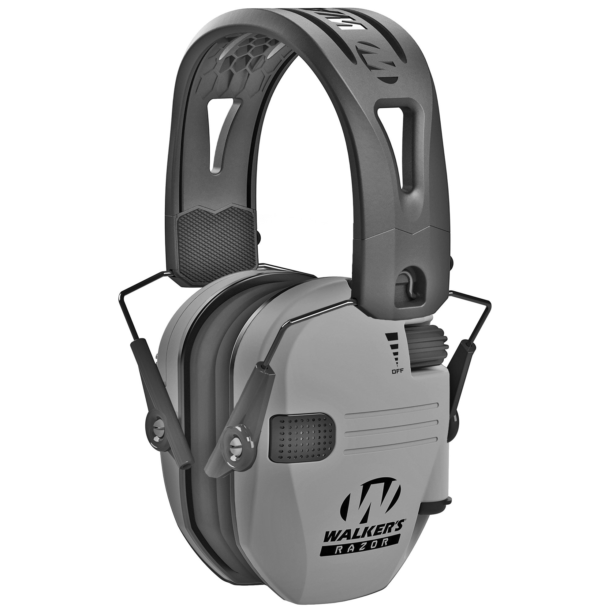 Walkers Razor Earmuff, Battleship Gray - GWPRSEMRHBGY - Walkers Game Ear