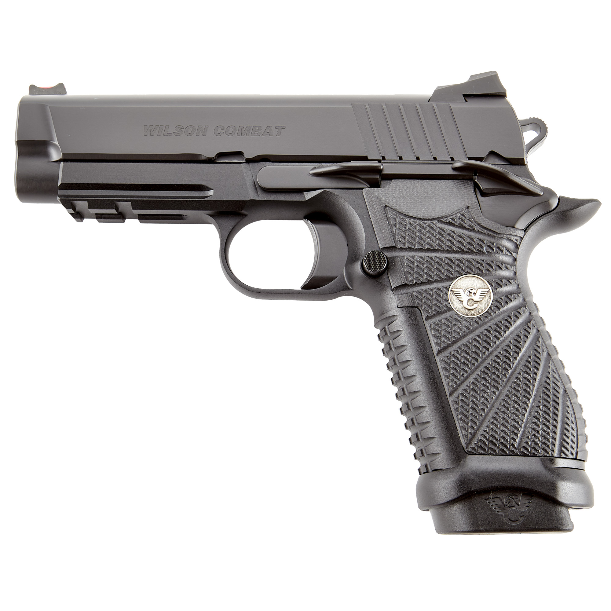 Wilson Combat EXPERIOR 9mm Pistol, 4" Barrel, Fiber Optic Front Sights, Black - XPDCPR9 - Wilson Combat