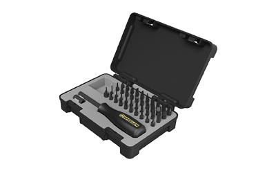Wheeler Gunsmithing Screwdriver Set, Includes Bit Driver, 42 Bits and Hard Case, Black - Wheeler