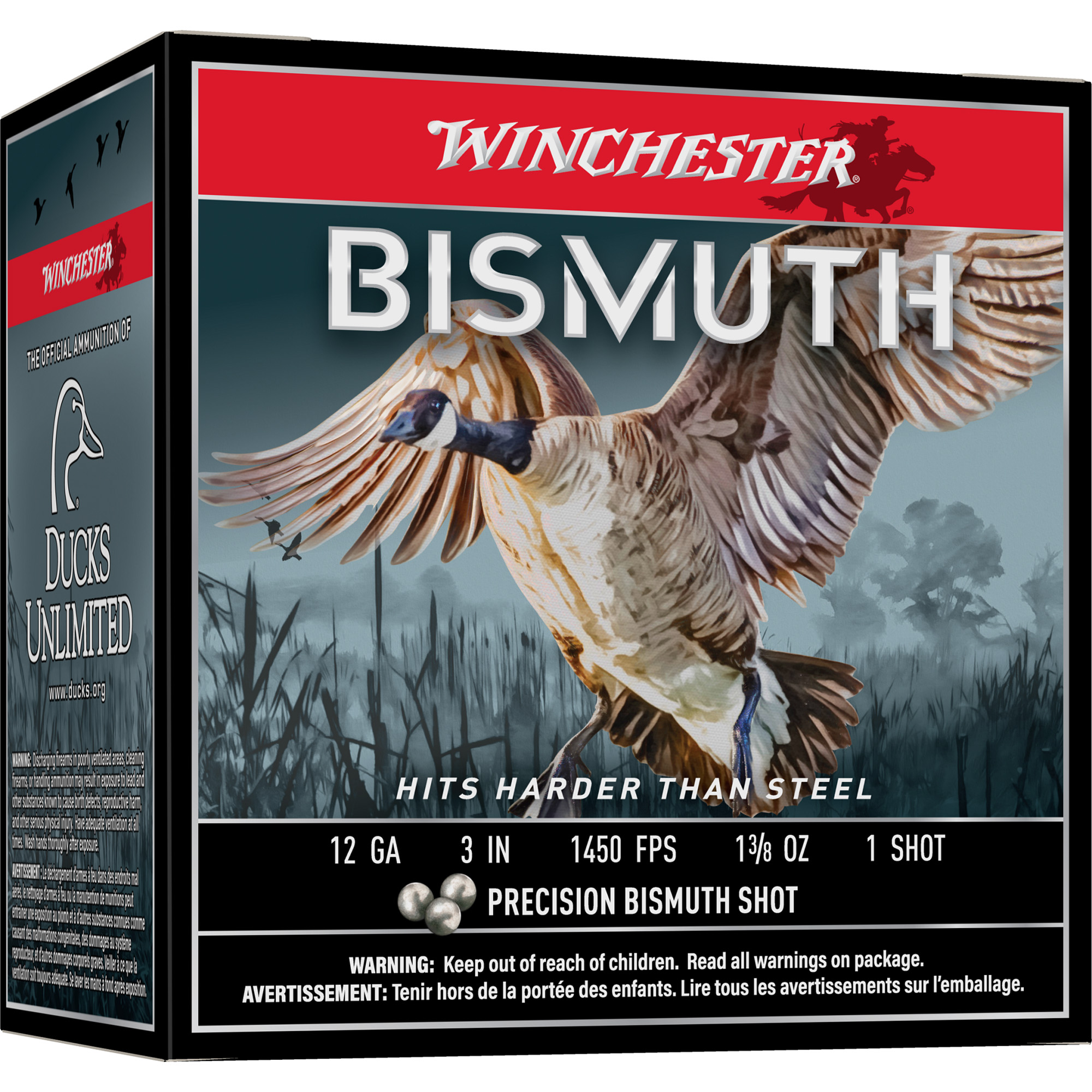 Winchester Bismuth 12 Gauge Ammunition, 25 Rounds Shotshell - SWB1231