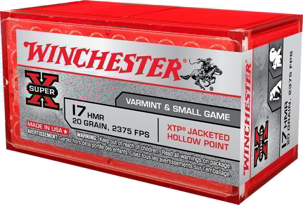 Winchester Super X .17 HMR 20 gr XTP 50 Rounds Ammunition - X17HMR1 - Winchester