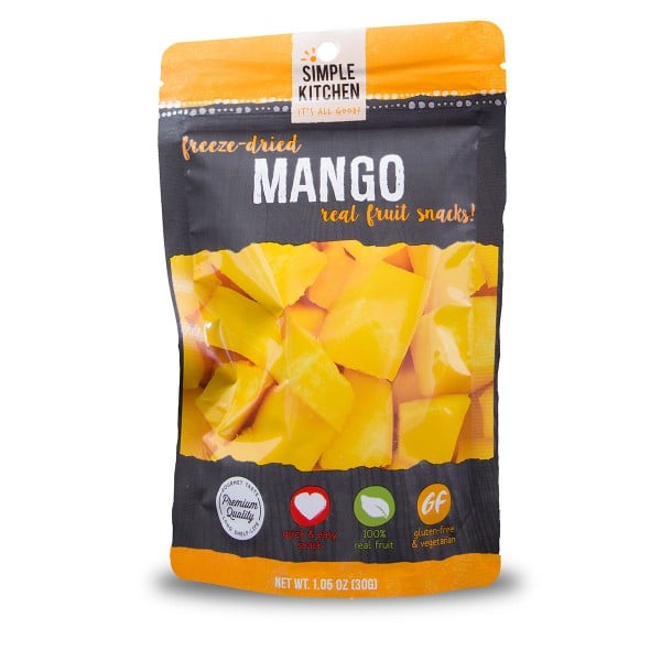 Wise Foods Simple Kitchen Freeze Dried Mangos, Single Pouch - SK05-911 - Wise Food