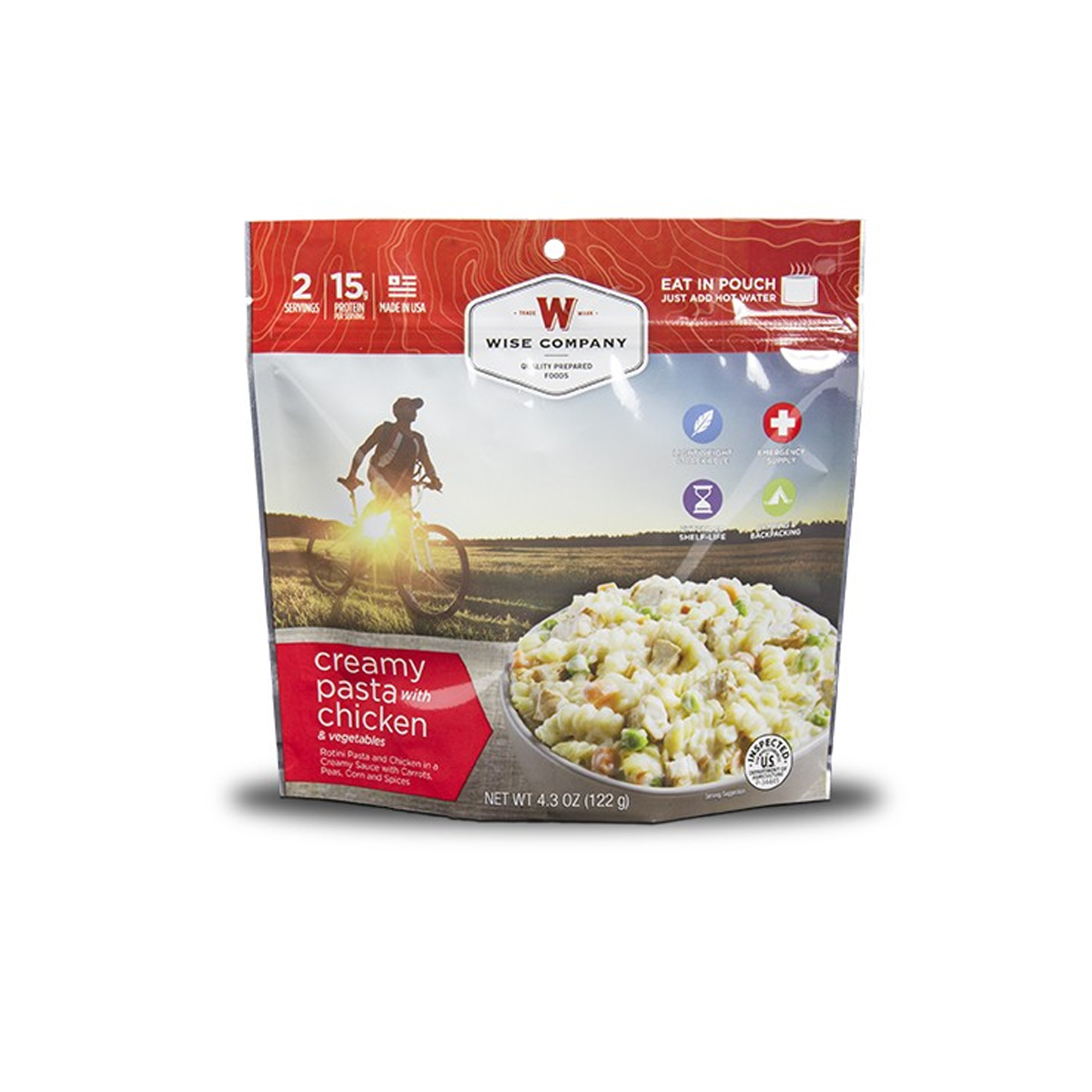 Wise Foods Outdoor Creamy Pasta with Chicken - 03-906 - Wise Food