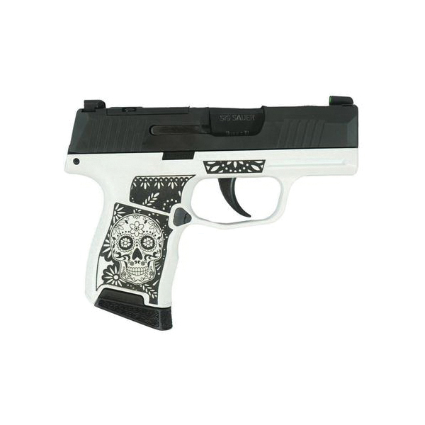 Sig Sauer P365 Sugar Skull 9mm 3.10" 10rds, Black/White - Sig Sauer