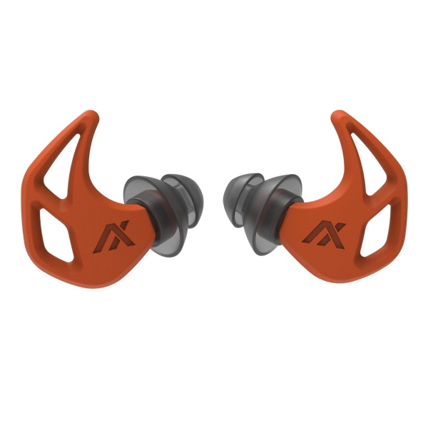 Axil X20 19 dB/24 dB Earplugs, Blaze Orange - Axil