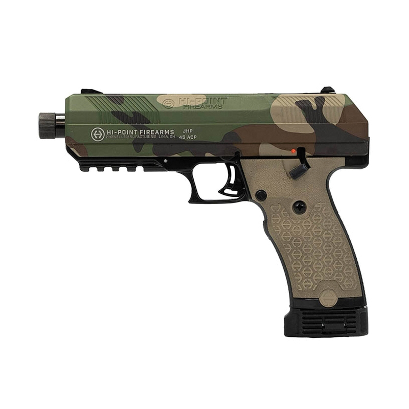 Hi-Point JHP Gen 2 .45 ACP 4.50" 9rds, M81 US Woodland Camouflage - Hi-Point