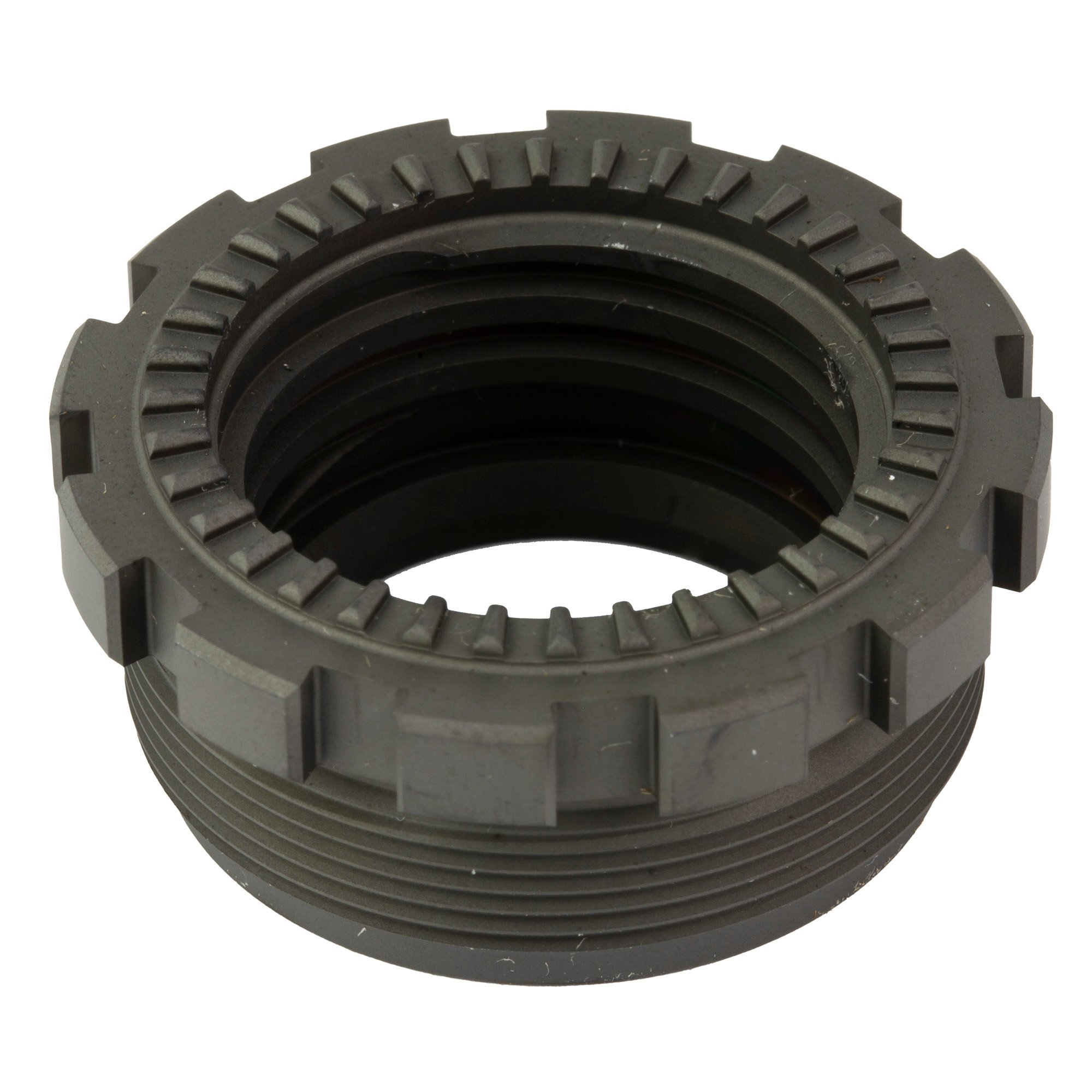 Yankee Hill Machine Co Kurz QD Adapter, Titanium, 1-3/8-24 Rear Mounting Threads, Black - Yhm