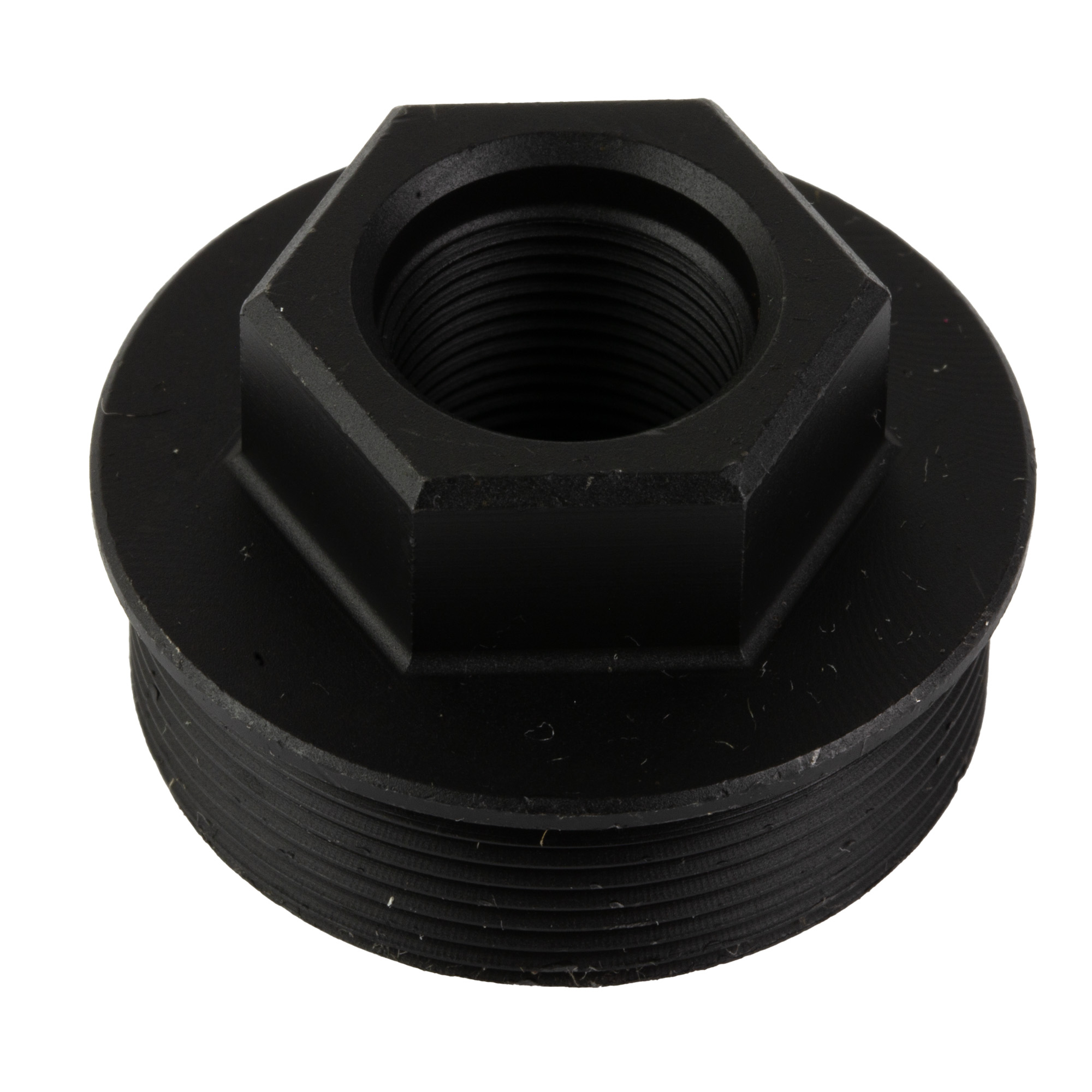 Yankee Hill Machine Sidewinder Direct Thread Adapter, 1/2"-28, Black - YHM3251