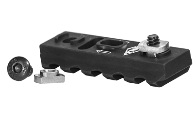 Yankee Hill Machine Co MLOK Continuous Rail Section, 2.75", 5 Slot, Black - Yhm