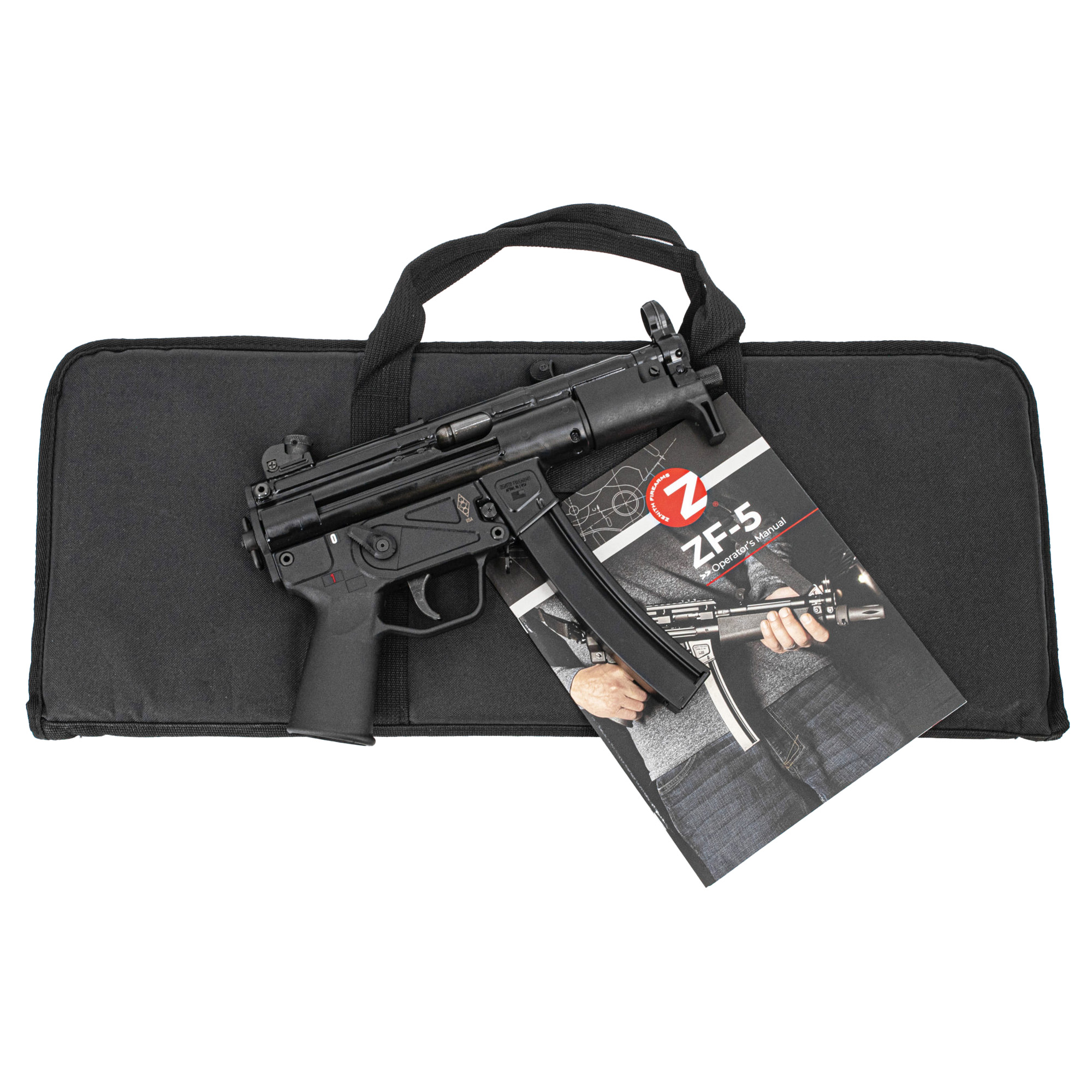 Zenith ZF-5T 9mm Semi-Auto Tactical Pistol, 5" Barrel, Black - ZF5T01MAG9BK - Zenith Firearms