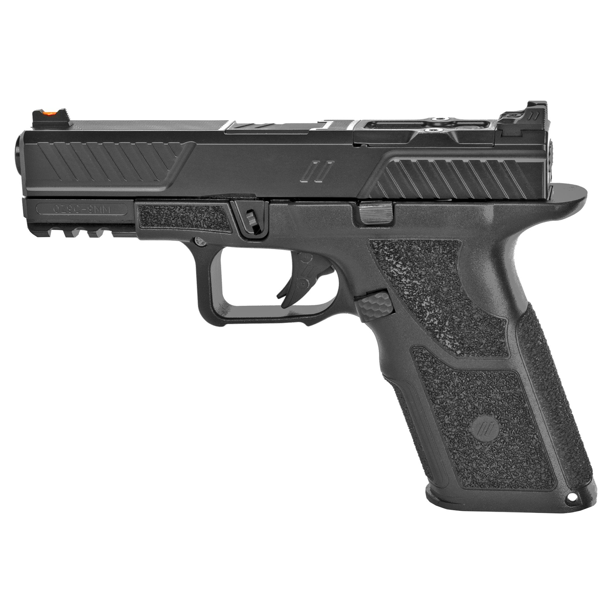 ZevTech O.Z-9C X Combat 9mm Pistol, 4" Barrel, Black - OZ9CXCPTCOMBATBB10 - Zevtech