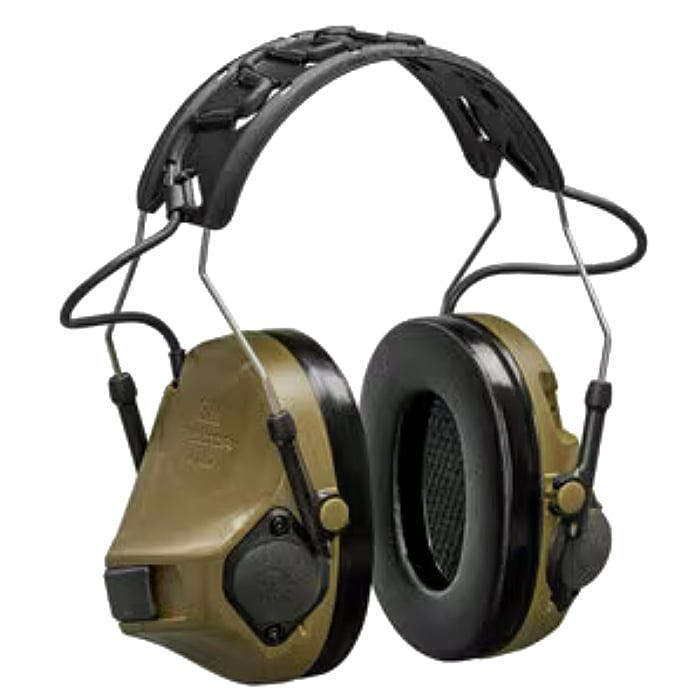 3M Peltor ComTac VIII Hearing Defender 23dB Electronic Earmuff, Coyote Brown