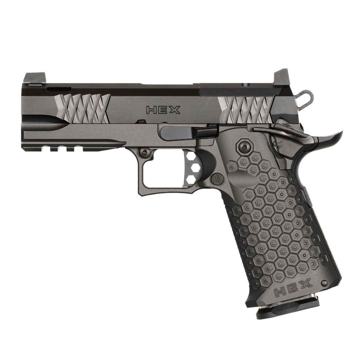 Jacob Grey TWC HEX, 4.25" 9mm Complete Handgun, (2)17rd Mags, Midnight Black - Jacob Grey Firearms
