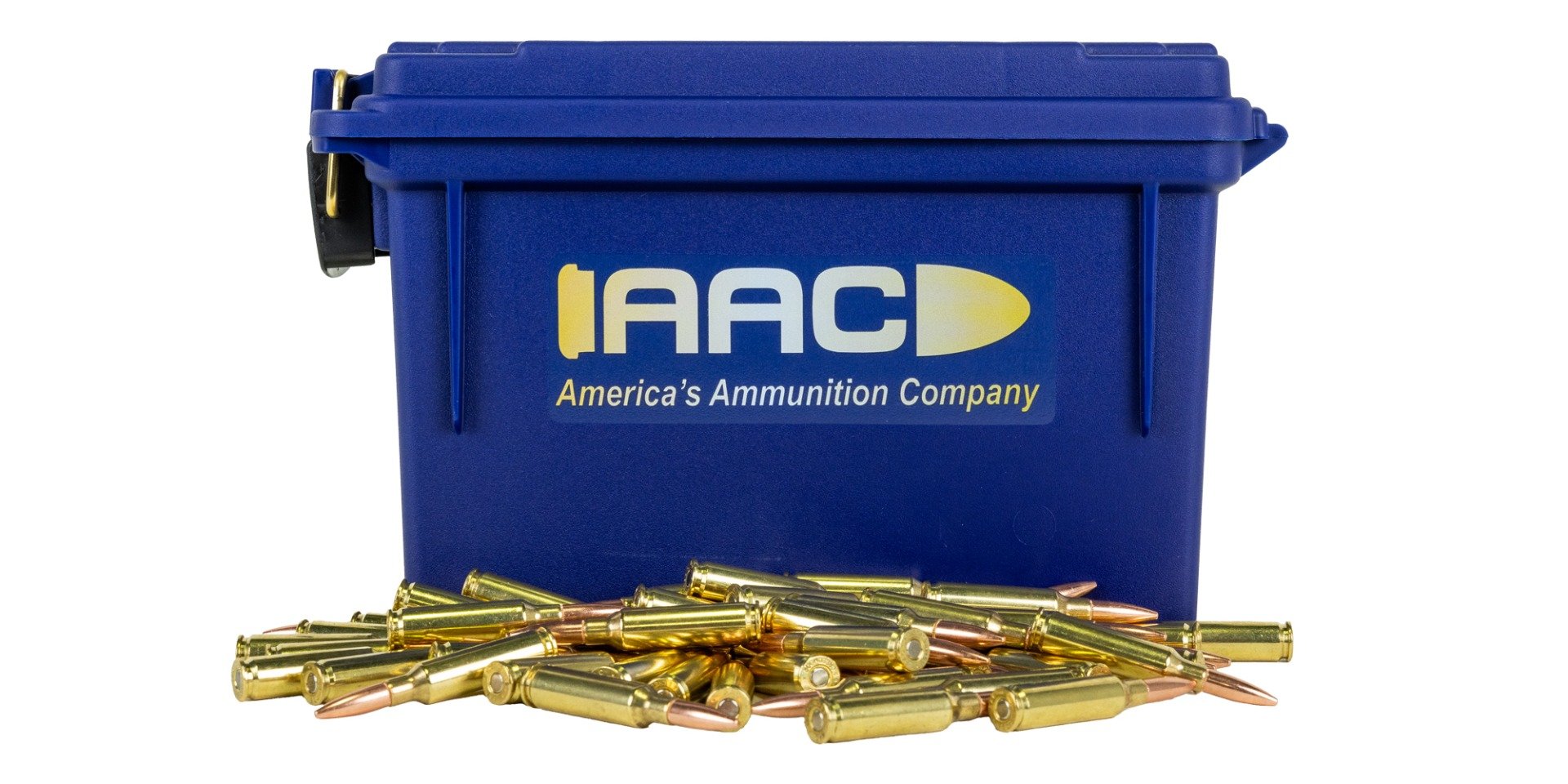 AAC 6.5 Creedmoor Ammo 140 Grain FMJ 200RD With AAC Blue 30 Cal Ammo Can - Aac Ammo