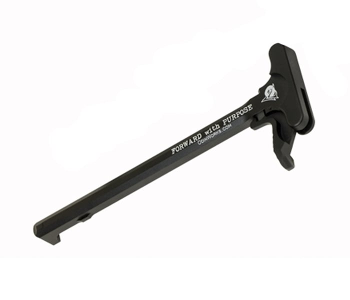 Odin Works Extended AR-15 Charging Handle, Black - ACC-CH-XCH-AR15-BLK - Odin Works