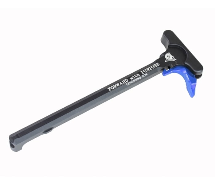 Odin Works Extended AR-15 Charging Handle, Blue - ACC-CH-XCH-AR15-BLU - Odin Works
