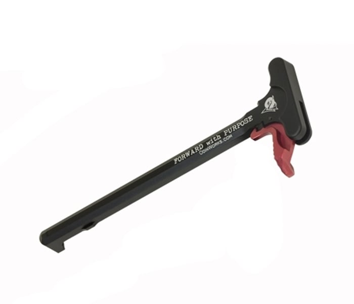 Odin Works Extended AR-15 Charging Handle, Red - ACC-CH-XCH-AR15-RED - Odin Works