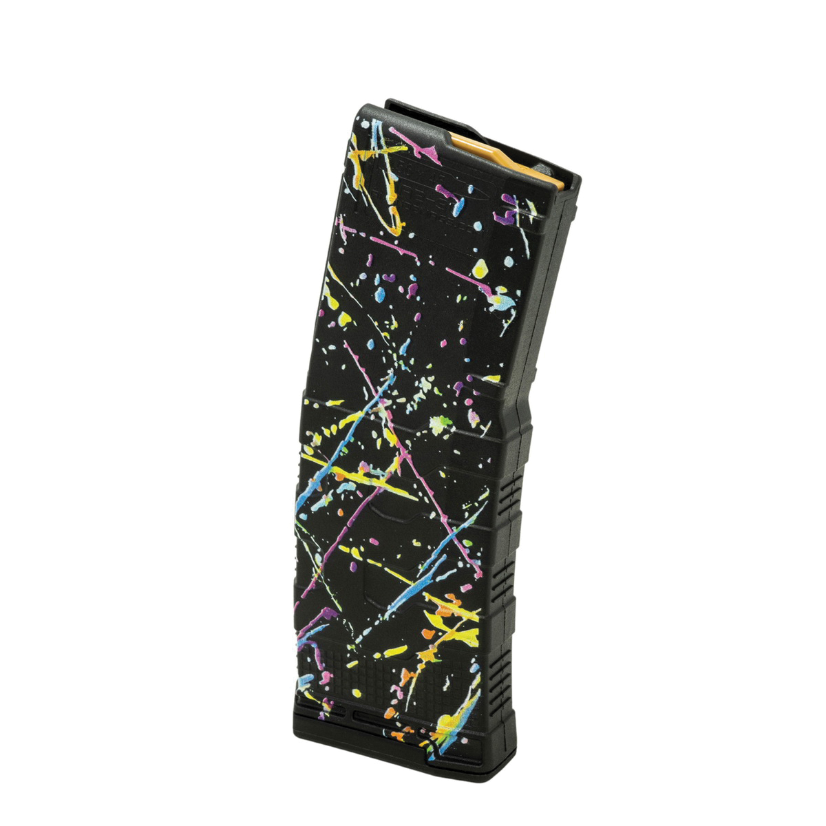 Amend 2 Neon Splatter Mod-3 30rds 5.56x45mm/.223 Remington, Black - Amend 2