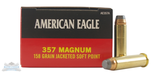 American Eagle 357 Magnum 158gr JSP Ammunition 50rds - AE357A - Federal