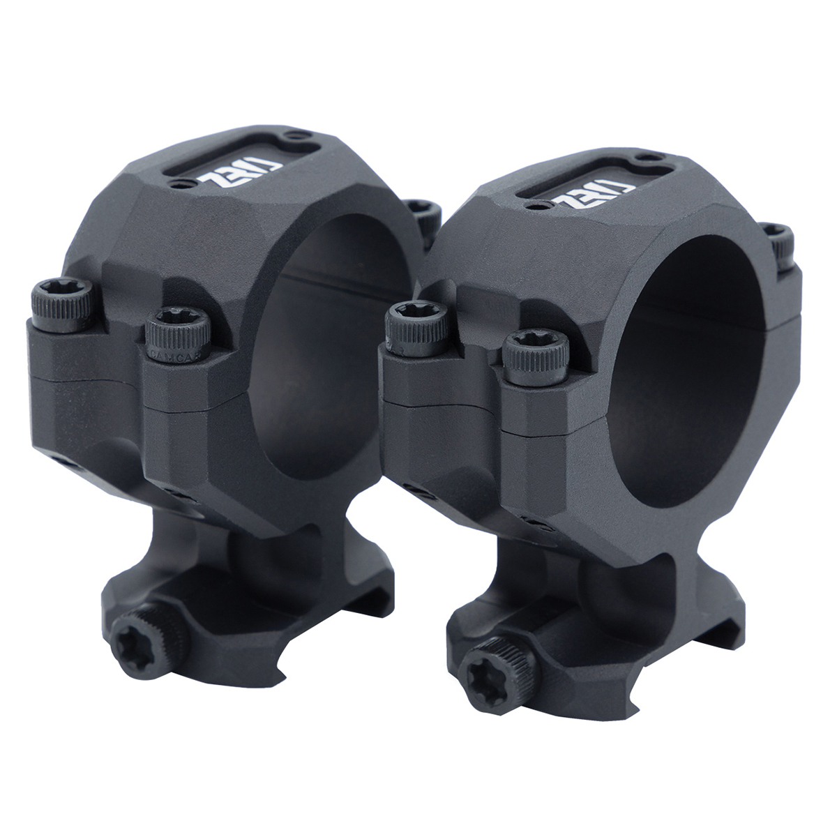 ZRO Delta StealthCut Ring 30mm Tube 7075-T6 Aluminum Alloy Picatinny Rail/Weaver Ring - Zro Delta